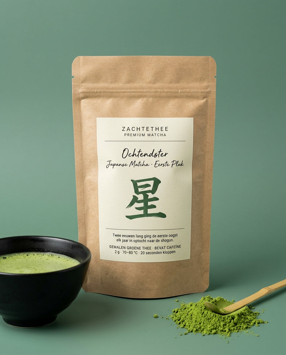 Zachtethee Ochtendster – Japanse matcha eerste pluk