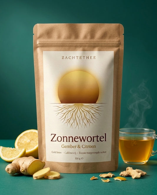 Zachtethee Zonnewortel — Gember & Citroen, losse thee 100 g