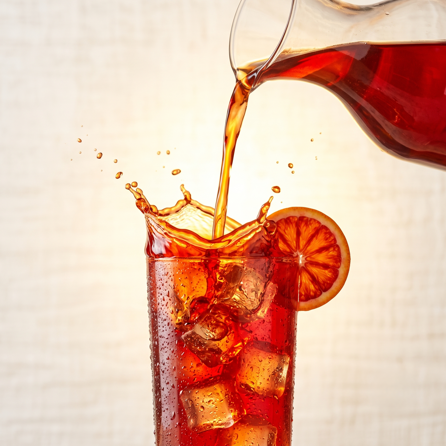 Losse Rode Zon thee: bloedsinaasappel, hibiscus en appel