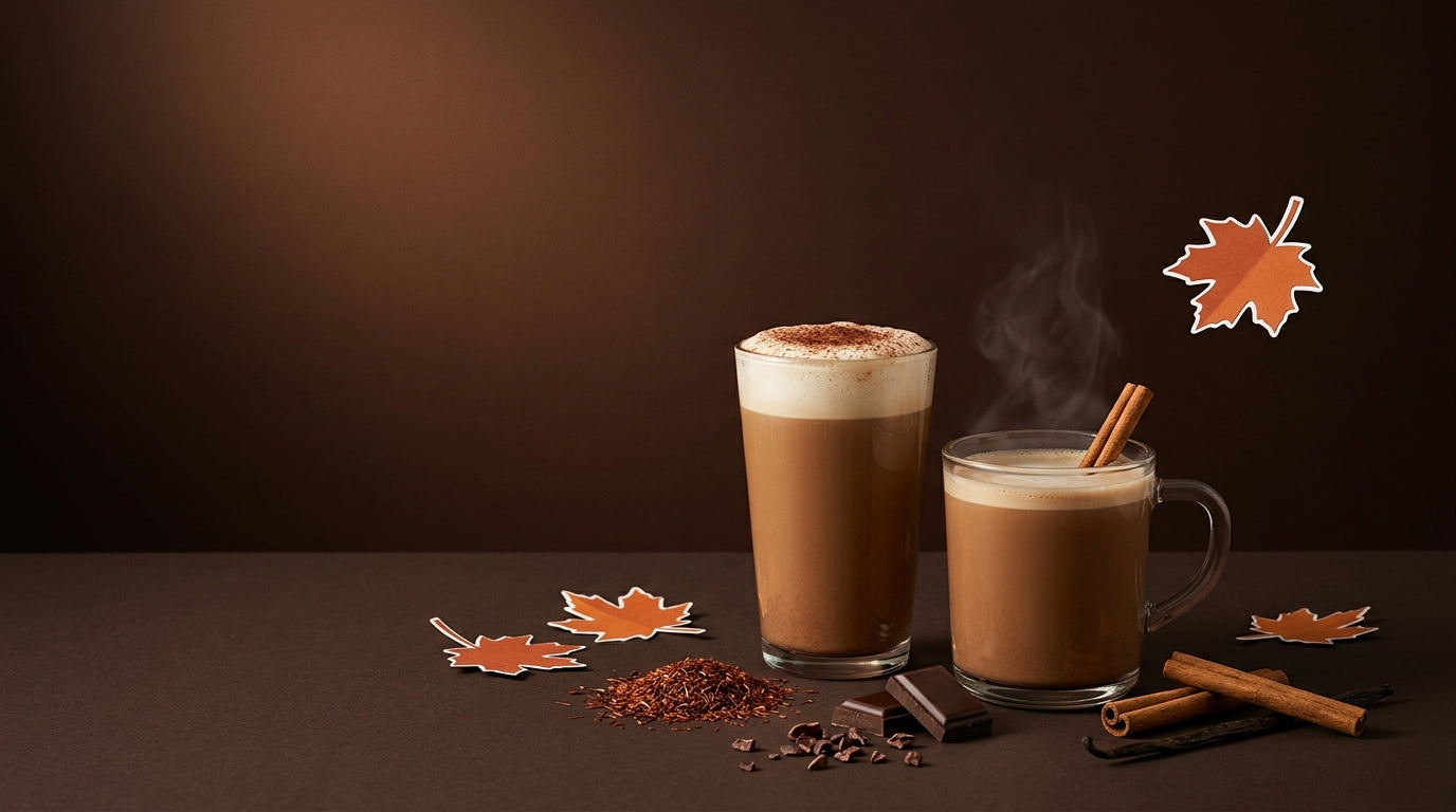Zachte Chocolade — rooibos latte met cacao